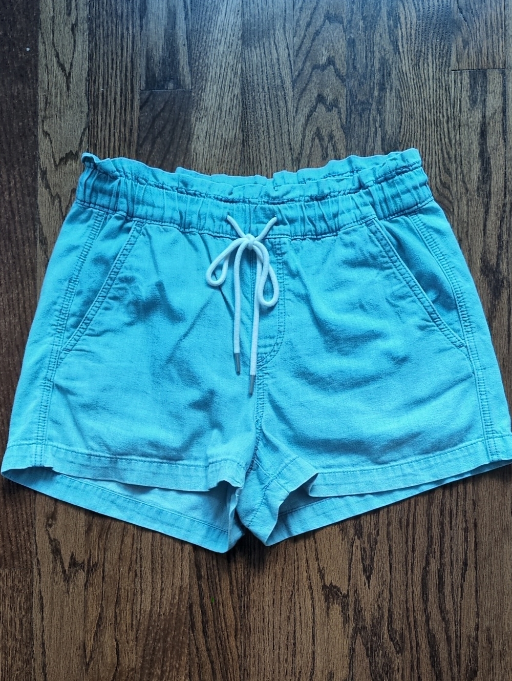 LOFT Light Blue Denim Drawstring Women’s Shorts
